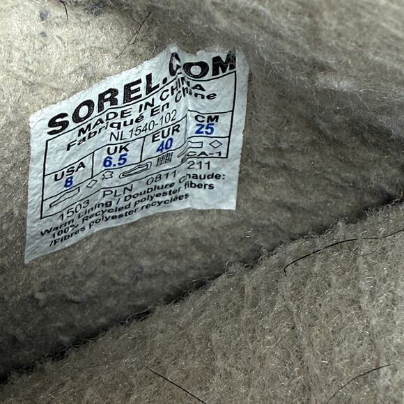 Sorel Boots Joan Of Arctic 12" Tall Winter Snow Duck Waterproof Womens 8180 - Picture 9 of 11